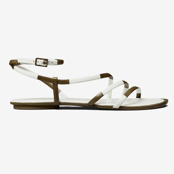 Tory Burch Split Mignon Strappy Flat Sandal size 8.5 new in box - Picture 4 of 5